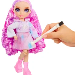 rainbow high - watercolor & create - purple eyes - fashion doll 28cm