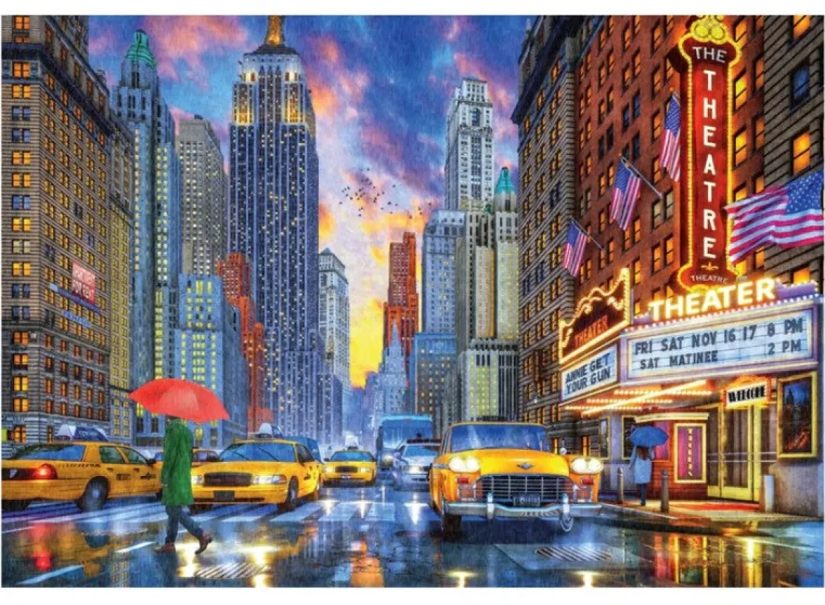 rainy manhattan - puzzle 2000 pezzi