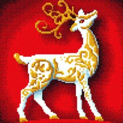 reindeer - diamond dotz intermediate 51141 30,5x30,5cm