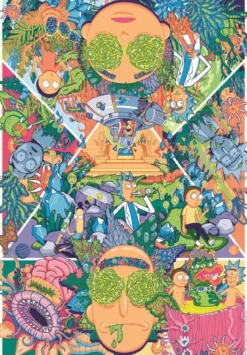 rick and morty 2 - puzzle 1000 pezzi