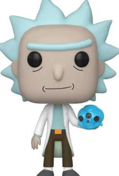 rick and morty - rick with crystal skull - funko pop! 692