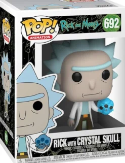 rick and morty - rick with crystal skull - funko pop! 692