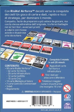 risiko! airforce il gioco di carte