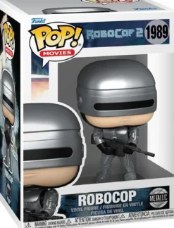 robocop 2 - robocop metallic 9cm - funko pop! 1989