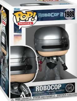 robocop 2 - robocop metallic 9cm - funko pop! 1989 chase