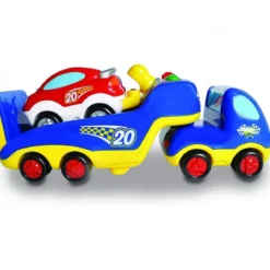 rocco's big racing - camion e automobile con 2 personaggi