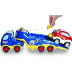 rocco's big racing - camion e automobile con 2 personaggi