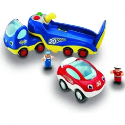 rocco's big racing - camion e automobile con 2 personaggi
