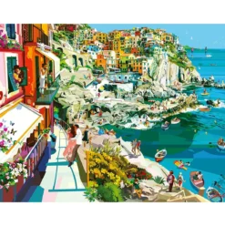 romance in cinque terre - puzzle 1500 pezzi