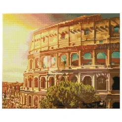roman colosseum - diamond dotz intermediate dd10.070 52x42cm