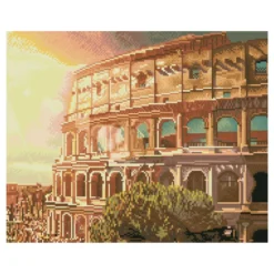 roman colosseum - diamond dotz intermediate dd10.070 52x42cm