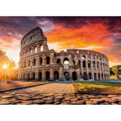 roman sunset - puzzle 1000 pezzi