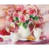 romantic tea time - diamond dotz advanced dd13.002 72x56cm