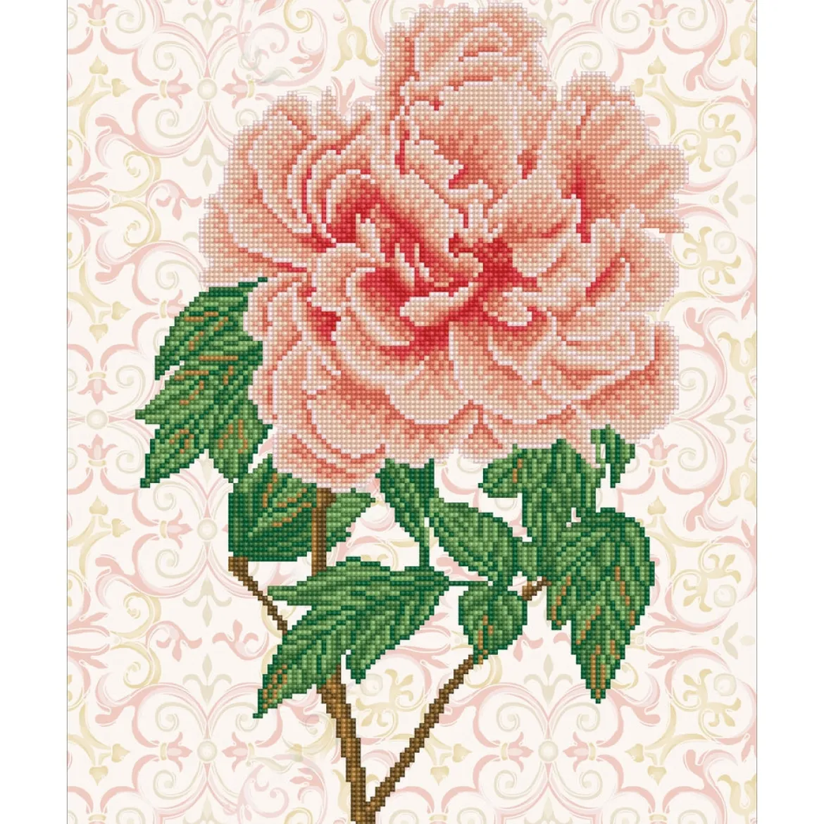 rose blush - diamond dotz intermediate dd9.052 40x50cm
