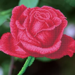 rose bud - diamond dotz intermediate dd5.038 30.5x30.5cm