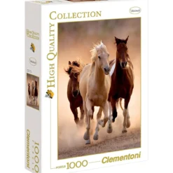 running horses - puzzle 1000 pezzi high quality collection