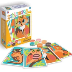 sablimage - animali del bosco
