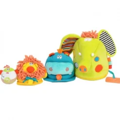safari gioca e impara - peluche per lo sviluppo multisensoriale