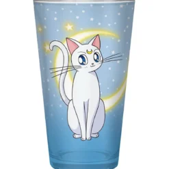 sailor moon - bicchiere large 400ml - luna & artemis