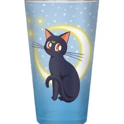 sailor moon - bicchiere large 400ml - luna & artemis