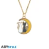 sailor moon - collana con pendente - gatti sulla luna