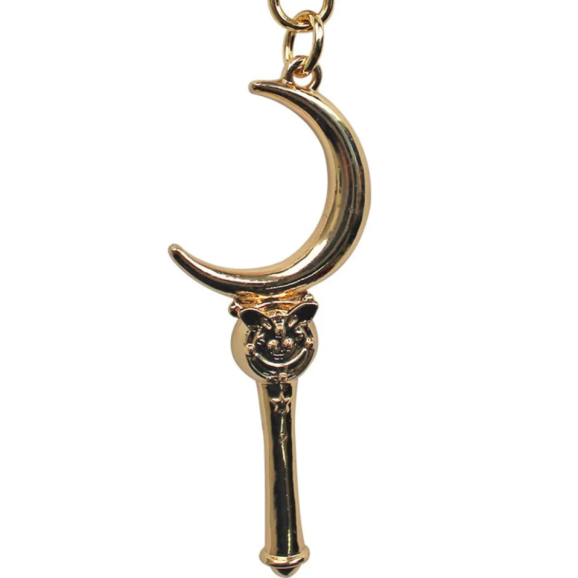 sailor moon - keychain 3d - moon stick