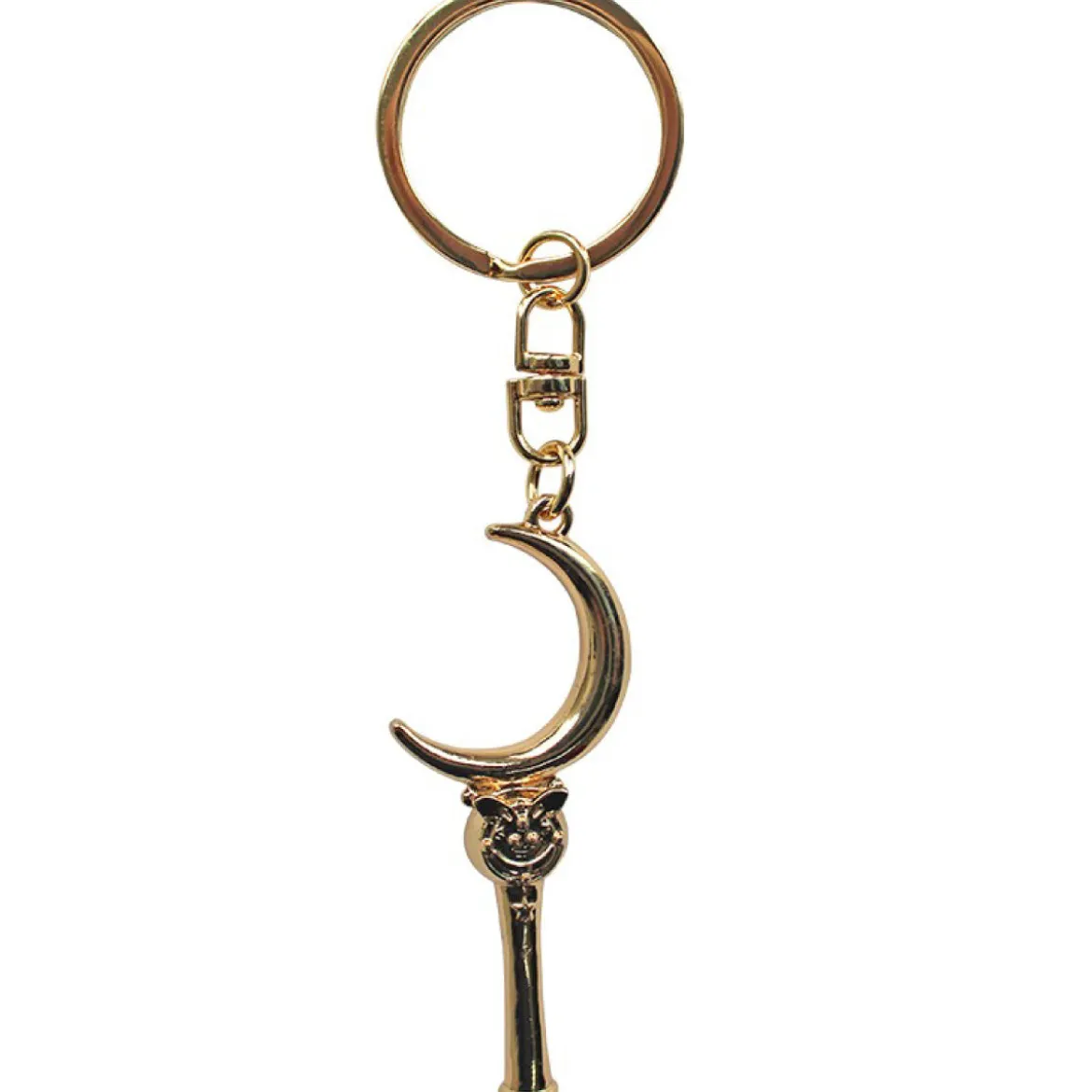 sailor moon - keychain 3d - moon stick