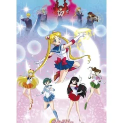 sailor moon - poster maxi 91,5x61cm - moonlight power