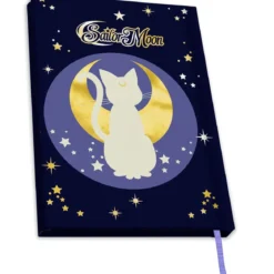 sailor moon - premium notebook a5 - luna & artemis