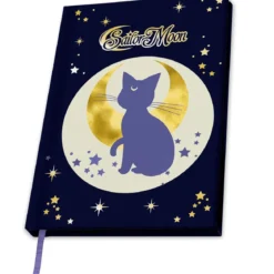 sailor moon - premium notebook a5 - luna & artemis