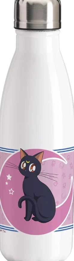 sailor moon - sailor moon & luna - borraccia termica 500ml