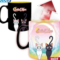 sailor moon - tazza termosensibile 460ml - gruppo