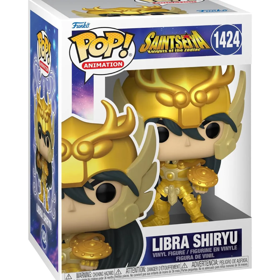 saintseiya: knights of the zodiac - libra shiryu 9cm - funko pop 1424