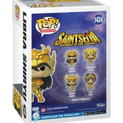 saintseiya: knights of the zodiac - libra shiryu 9cm - funko pop 1424