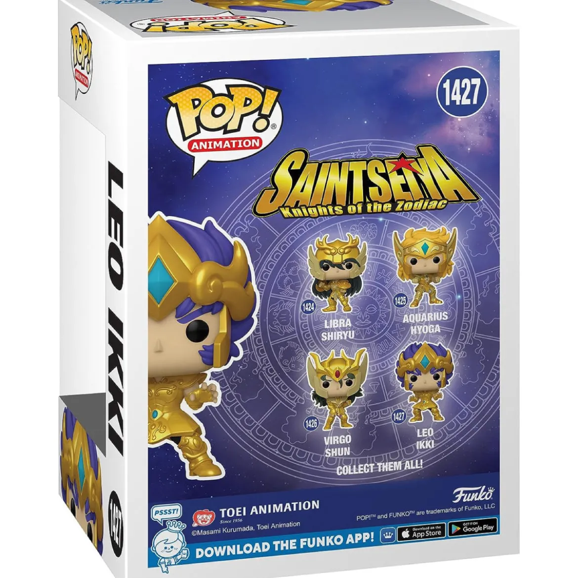 saintseiya: knights of the zodiac - leo ikki 9cm - funko pop 1427