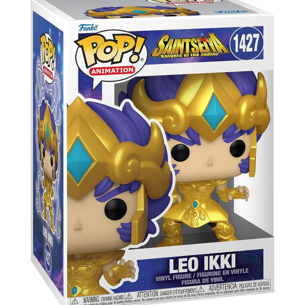 saintseiya: knights of the zodiac - leo ikki 9cm - funko pop 1427