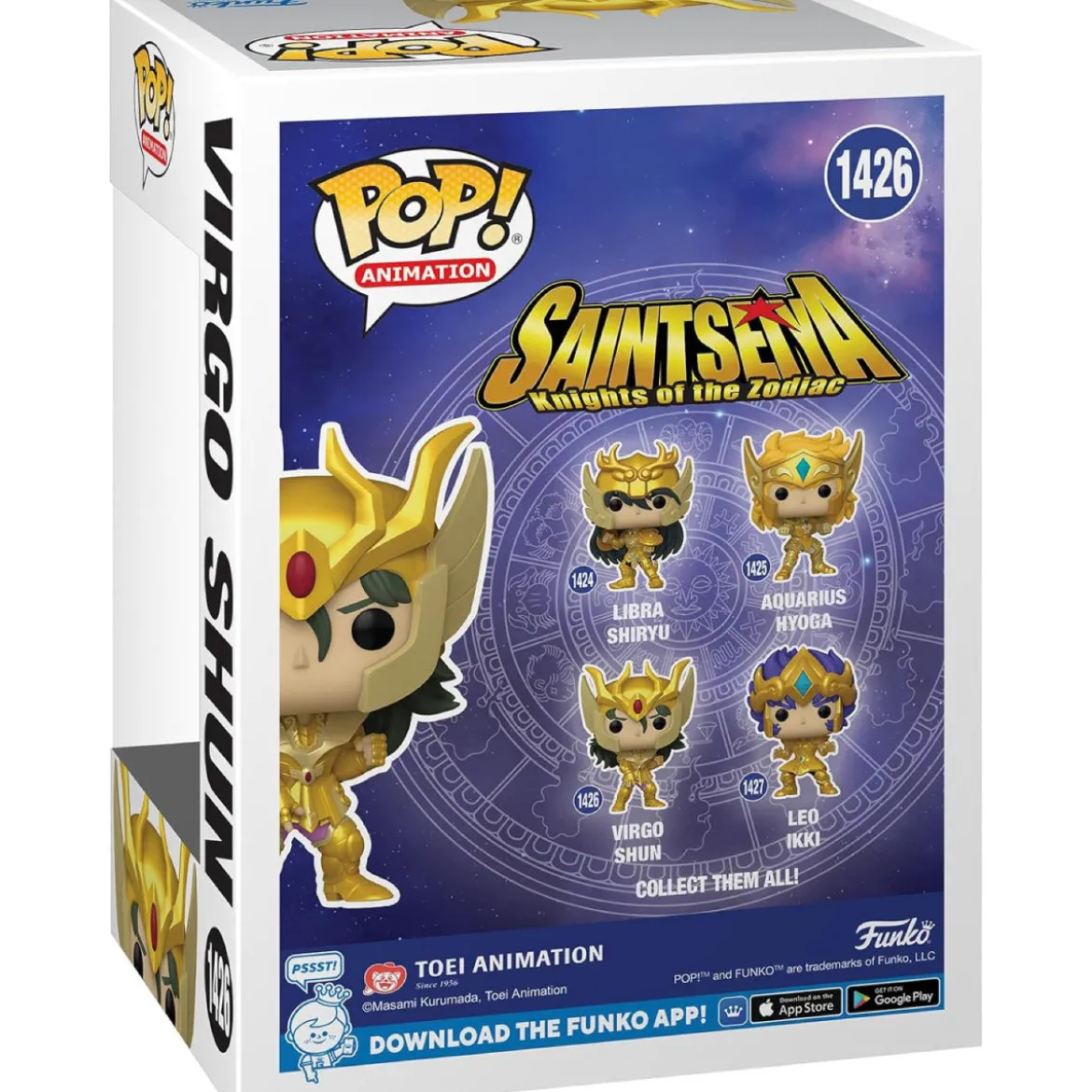 saintseiya: knights of the zodiac - virgo shun 9cm - funko pop 1426