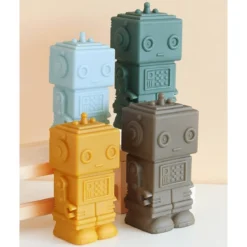 salvadanaio - robot - salvia scuro