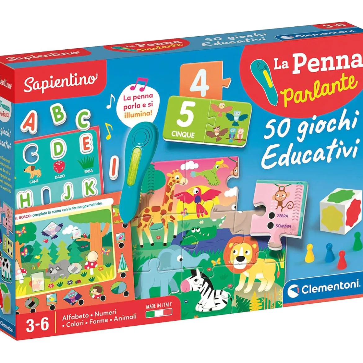 sapientino - la penna parlante 50 giochi educativi