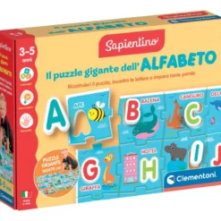 sapientino montessori - il puzzle gigante dell'alfabeto