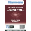 sapphire sleeves bordeaux - 50 bustine 90x140mm