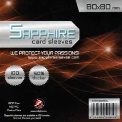 sapphire sleeves caramel - 100 bustine 80x80mm