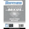 sapphire sleeves grey - 50 bustine 88x125mm