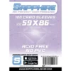 sapphire sleeves lilla - 100 bustine 59x86mm