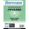 sapphire sleeves mint - 50 bustine 144x202mm