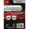 sapphire sleeves red - 100 bustine 43x66mm