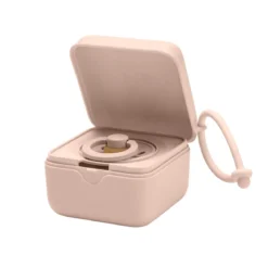 scatola porta ciuccio - rosa cipria