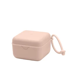 scatola porta ciuccio - rosa cipria