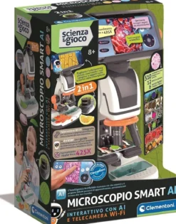 scienza e gioco - explorer scope - microscopio interattivo con telecamera e ai
