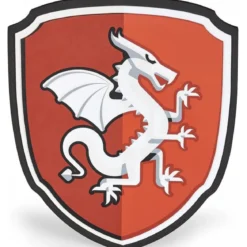 scudo cavaliere drago